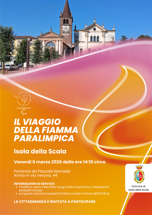Passaggio Fiamma Paralimpica - 06 marzo 2026