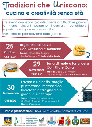 Tradizioni che uniscono: cucina e creatività senza età