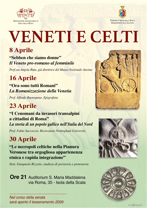 Conferenza di archeologia: la romanizzazione della Venetia