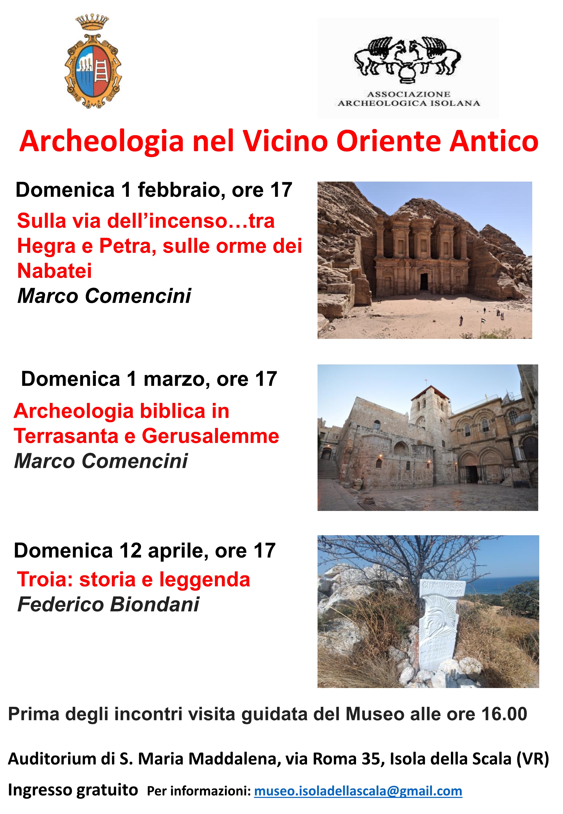 Incontri sull'archeologia del Vicino Oriente