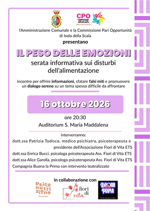 Convegno sui disturbi alimentari