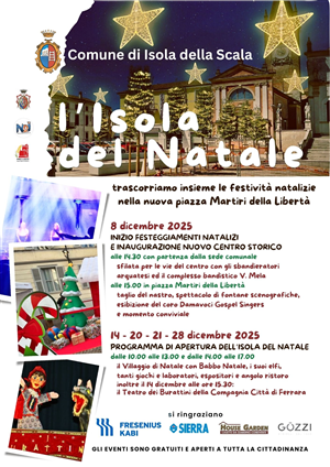 L'Isola del Natale: gli eventi natalizi in centro storico