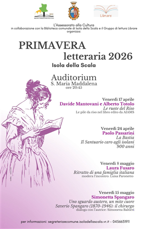 Primavera letteraria 2026
